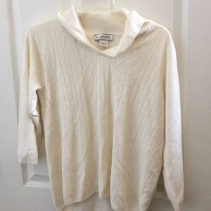 FINAL MARKDOWN Allison Daley shawl collar sweater medium